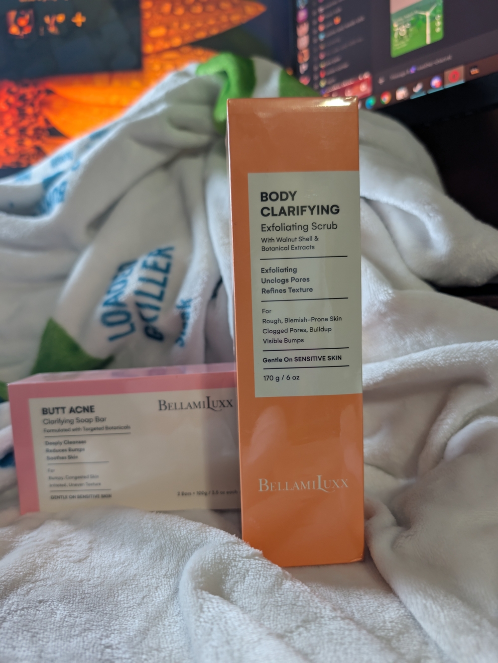 2-Step Folliculitis Acne Bar and Exfoliating Scrub